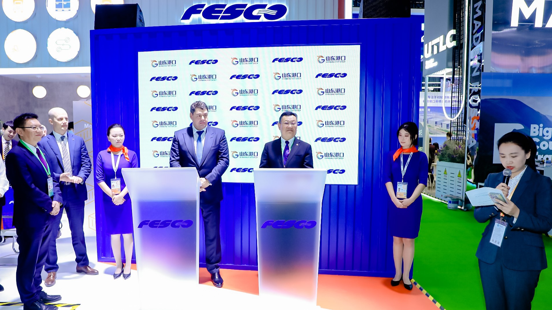 FESCO и Shandong Port Group договорились о развитии контейнерных перевозок между Россией и Китаем