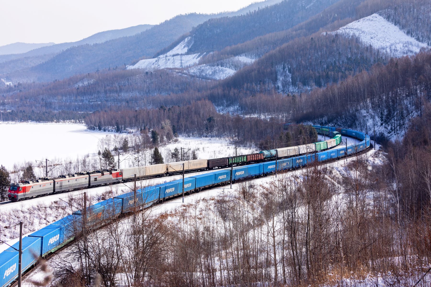 Контейнерные перевозки FESCO из Китая через сухопутные погранпереходы выросли в 2024 году на 66%